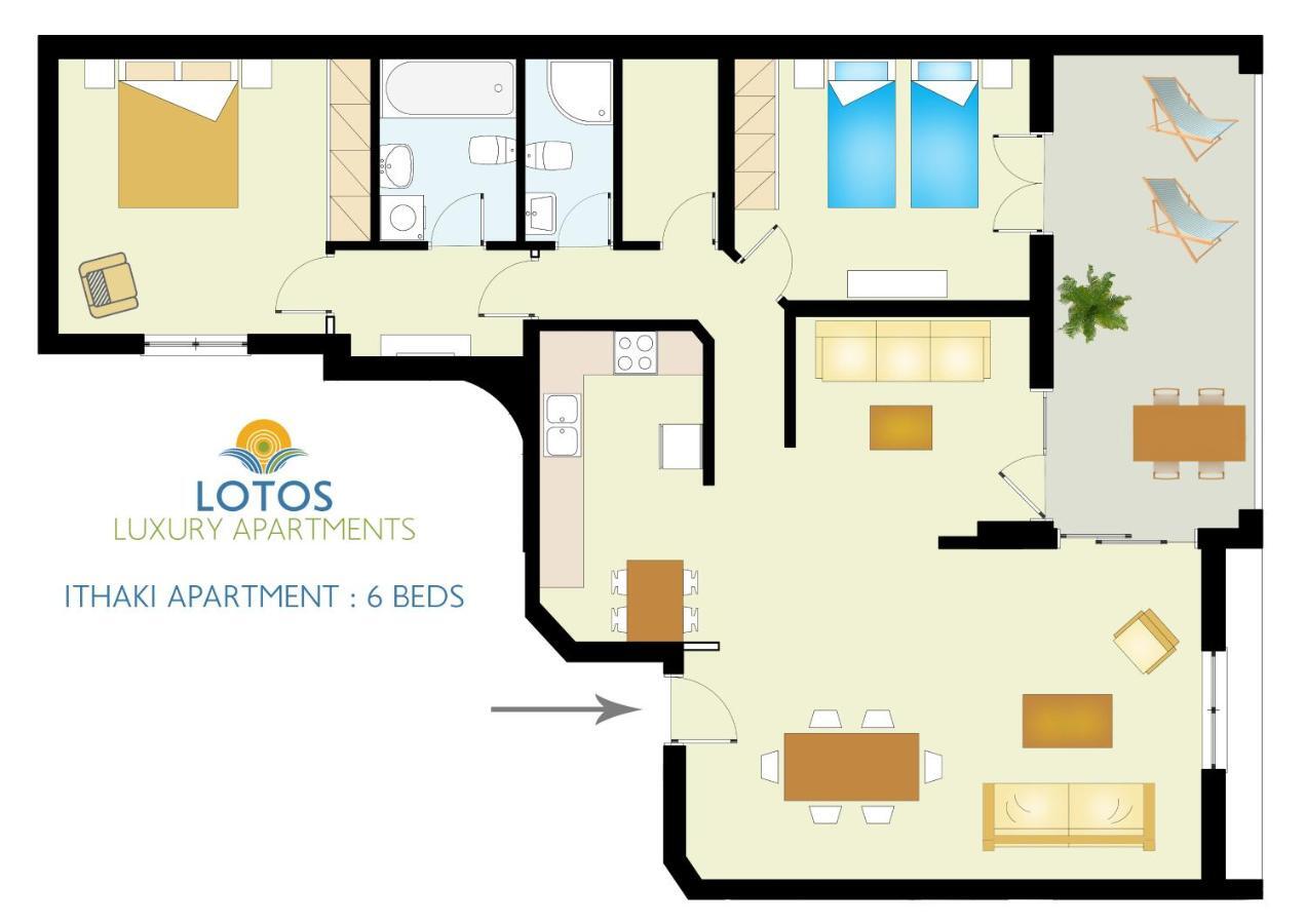 Lotos - Luxury Apartments Kounoupidhianá Dış mekan fotoğraf
